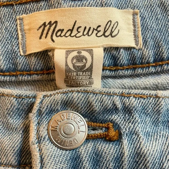 Madewell Perfect Vintage Jean in Fiore Wash Women Size 29 Straight Leg Blue - Picture 6 of 13